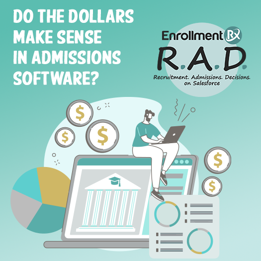 Higher education admissions software